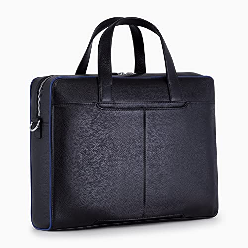 Le Tanneur Augustin porte-documents cuir 14 pouces homme