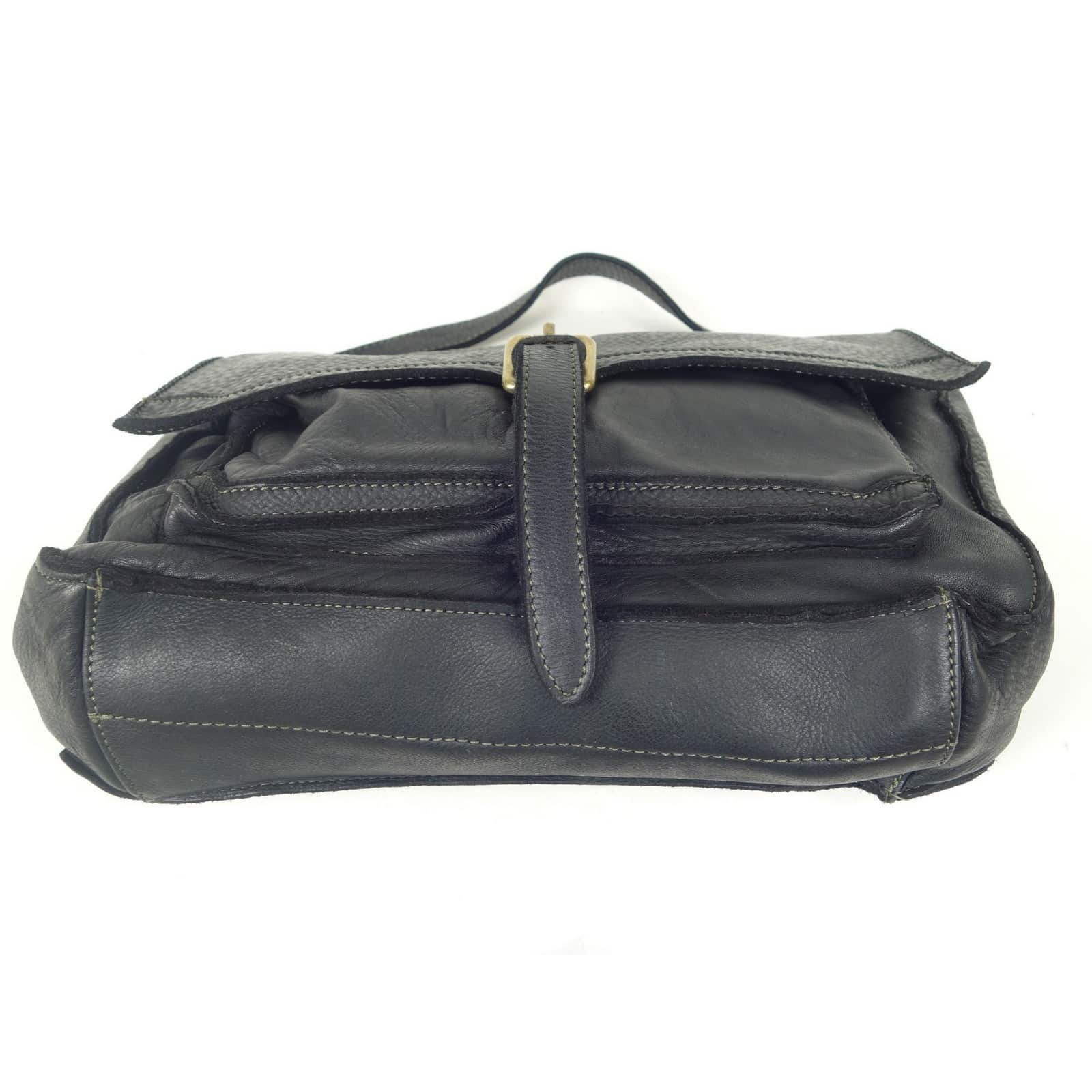 Collection Esprit Cuir ROSITA sac épaule noir cuir