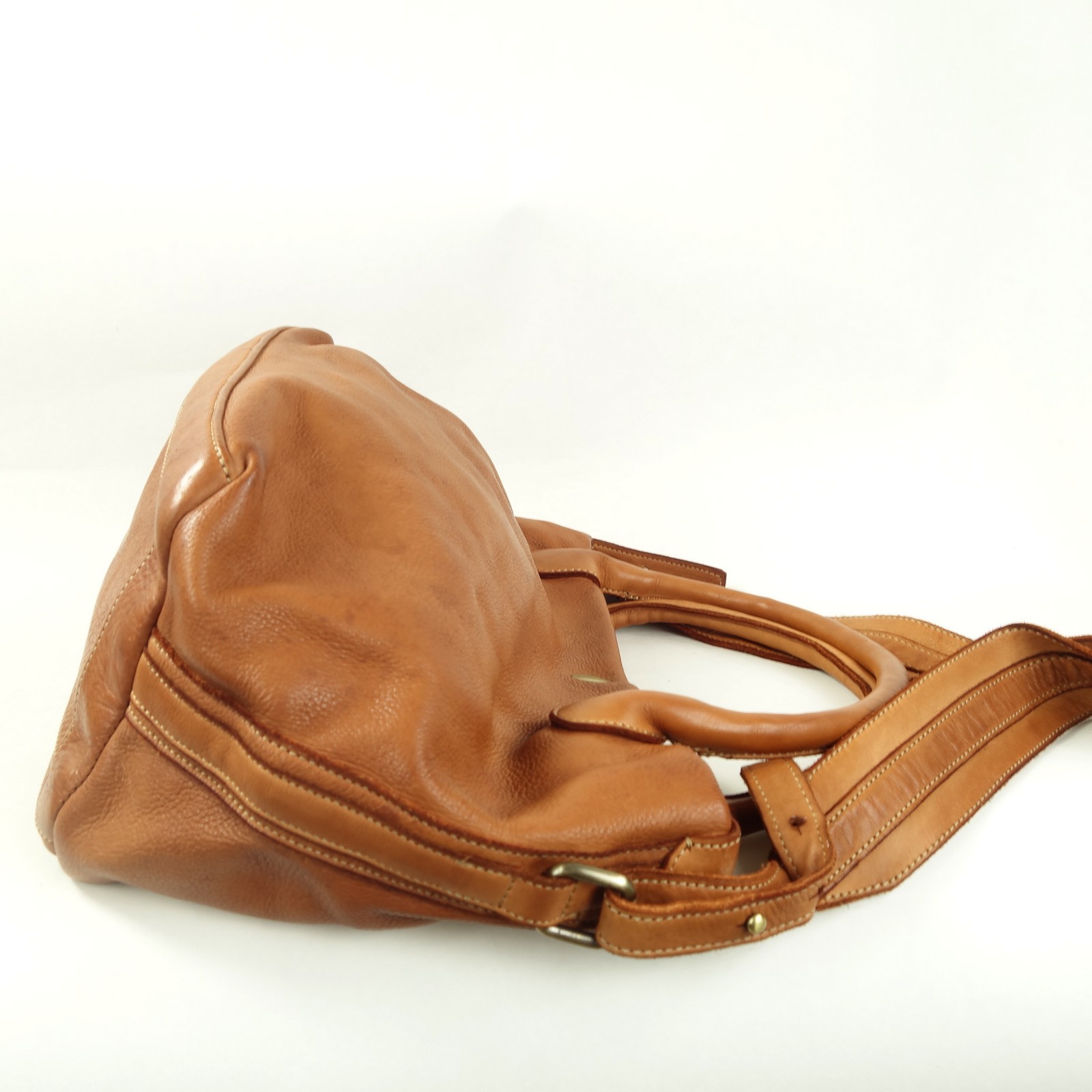 Collection Esprit Cuir Mina sac main camel cuir