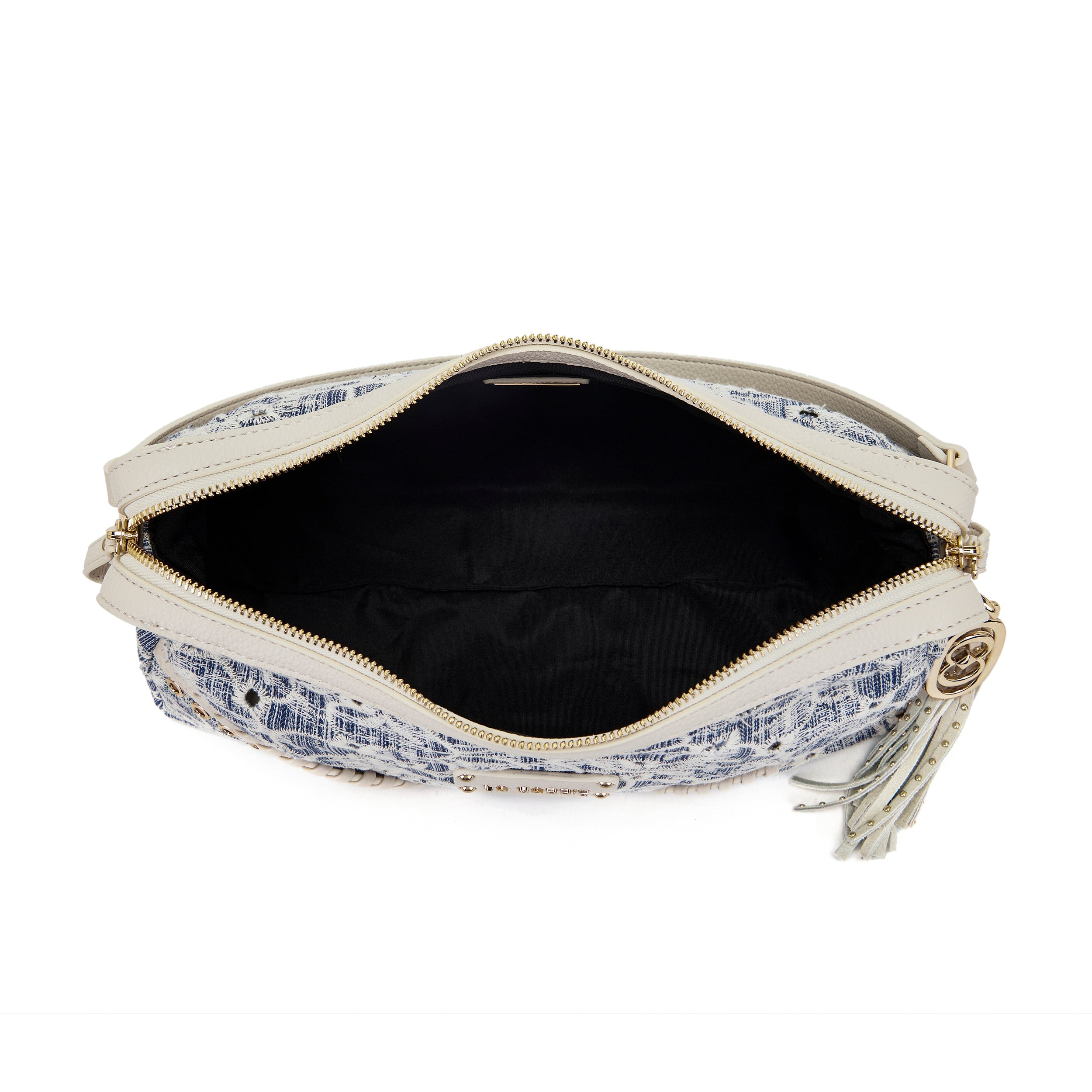 La Carrie Romantic sac bandoulière jeans 28x10x18cm