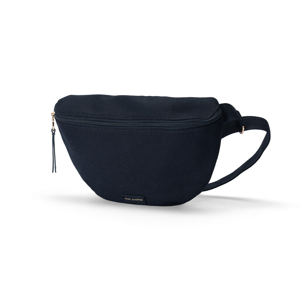 MAC ALYSTER Banane Coton sac banane Bleu 26 cm