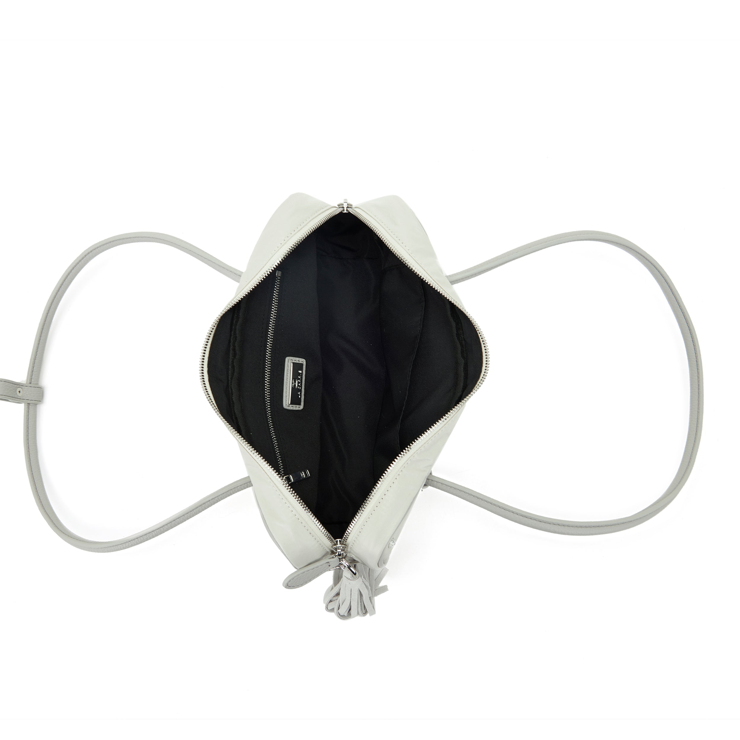 La Carrie Dark Wave sac à main ivoire 28 cm nylon