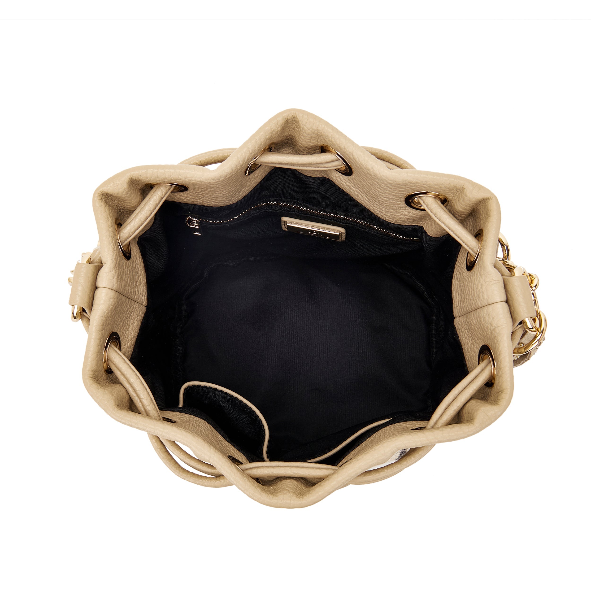 La Carrie Bag Bicolor sac seau jaune 24x17x26cm