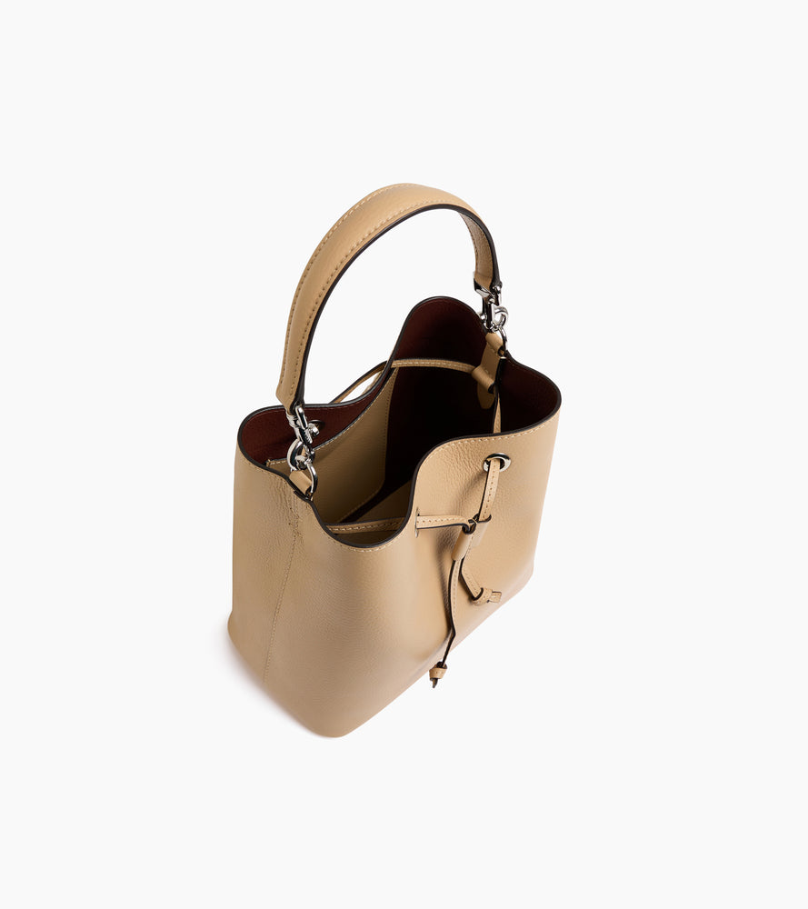 Le Tanneur Louise sac seau cuir grainé France