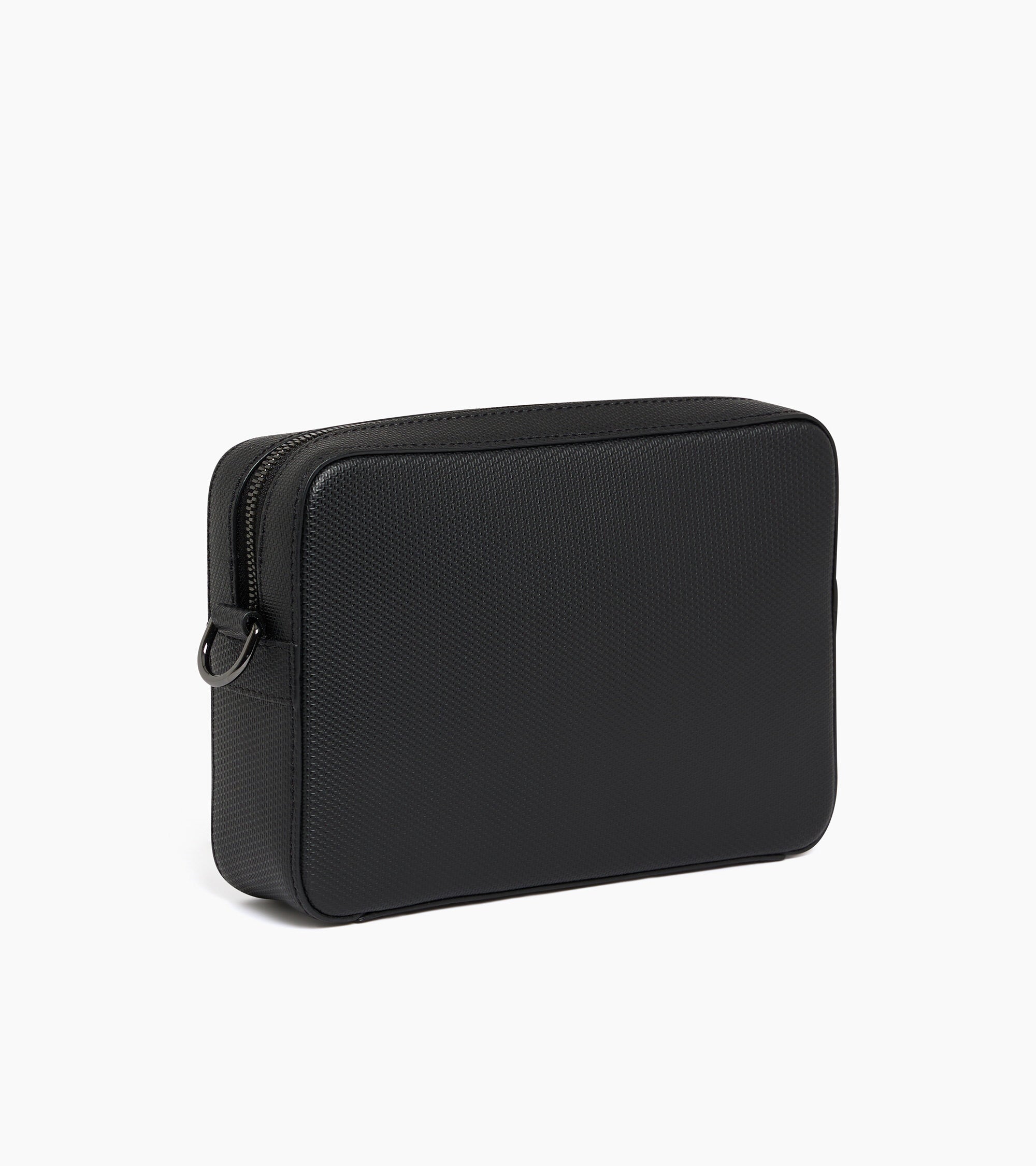 Le Tanneur Emile sacoche cuir signature T Black camera bag
