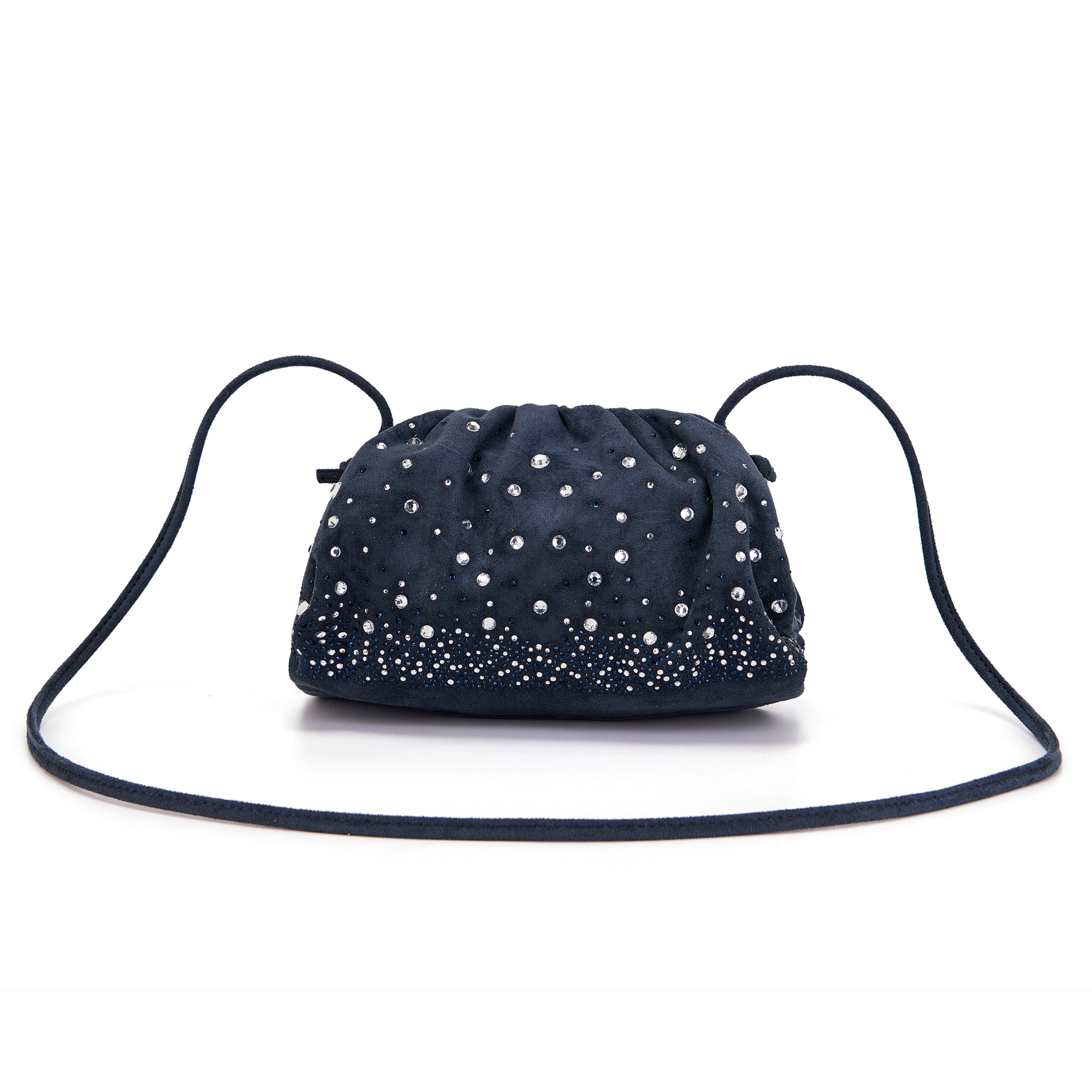 La Carrie Capsule sac bandoulière bleu 23 cm brillant