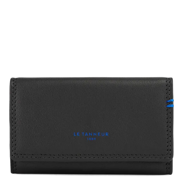 Le Tanneur Leather Goods Martin Étui Clés Cuir Noir 6 cm