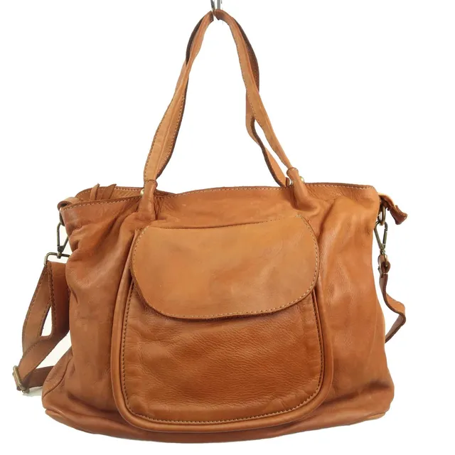 Collection Esprit Cuir JOSE grand sac 24h cuir naturel