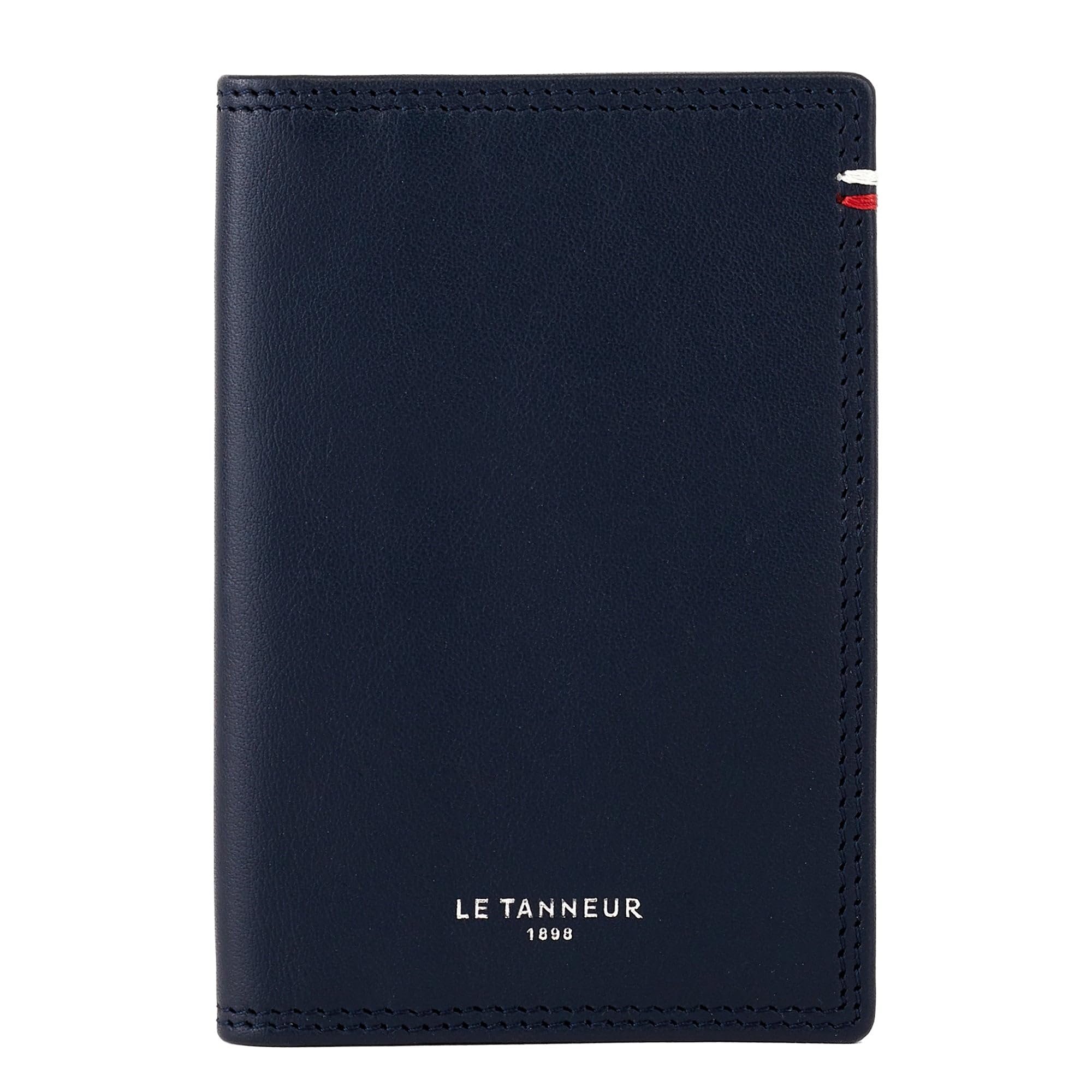 Le Tanneur Martin porte-cartes cuir lisse vertical 8 cm