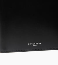 Le Tanneur Emile porte-cartes cuir box billets argenté