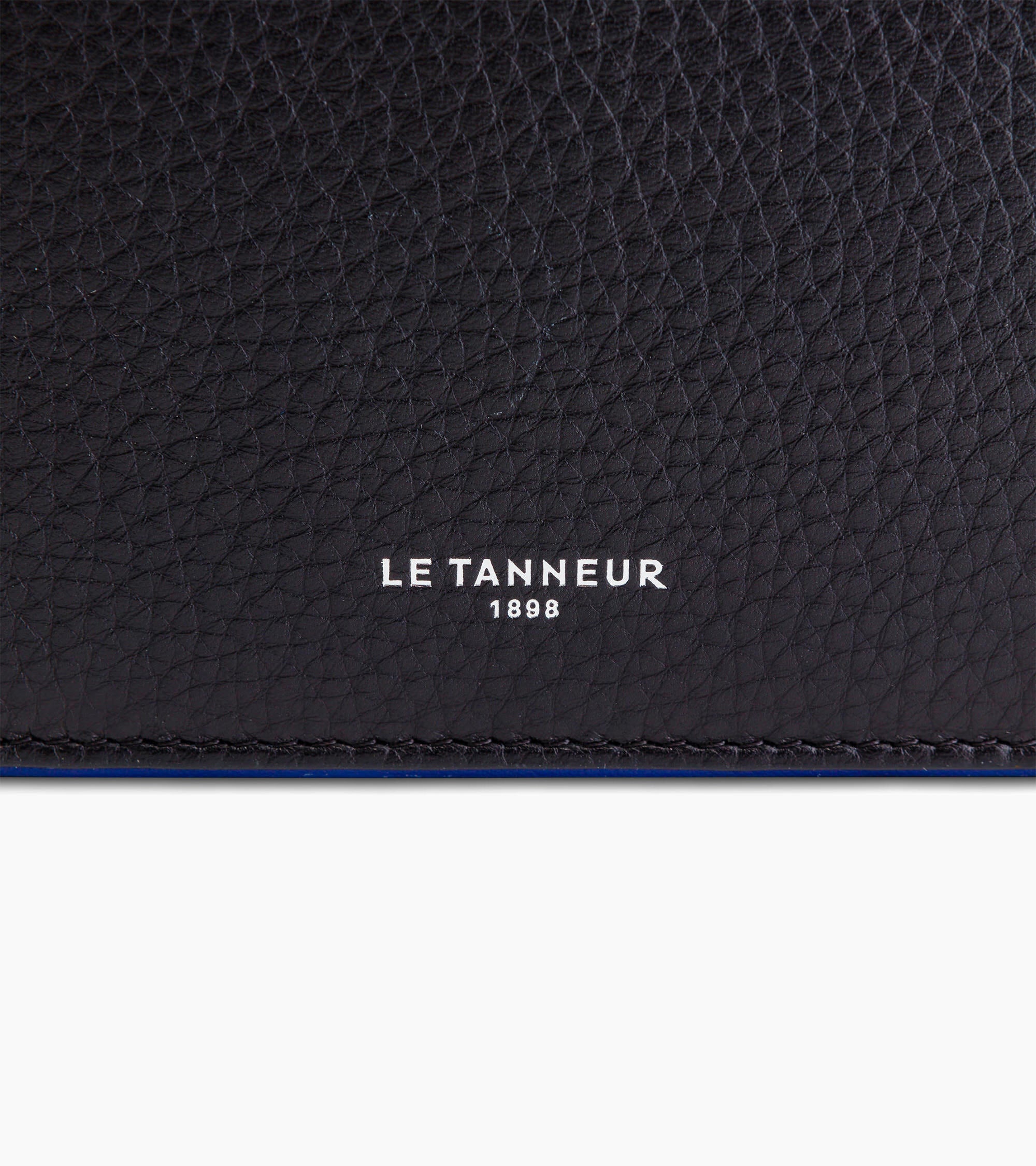 Le Tanneur Augustin portefeuille cuir grainé noir