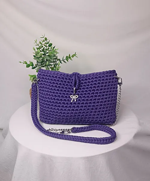 Takiri Lady TK1079 sac à main violet chaîne