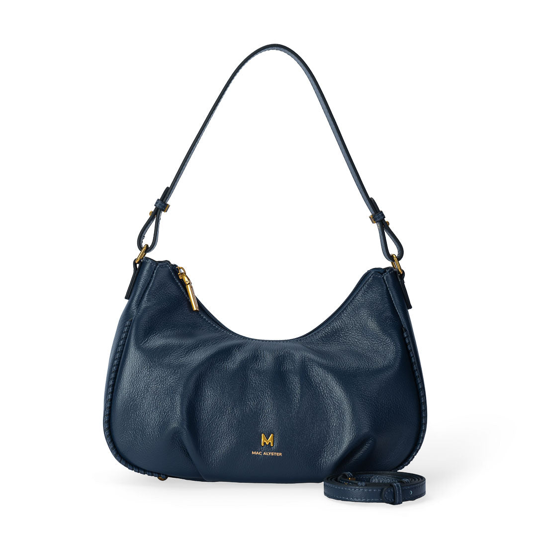 MAC ALYSTER LILY Sac Besace Cuir Noir