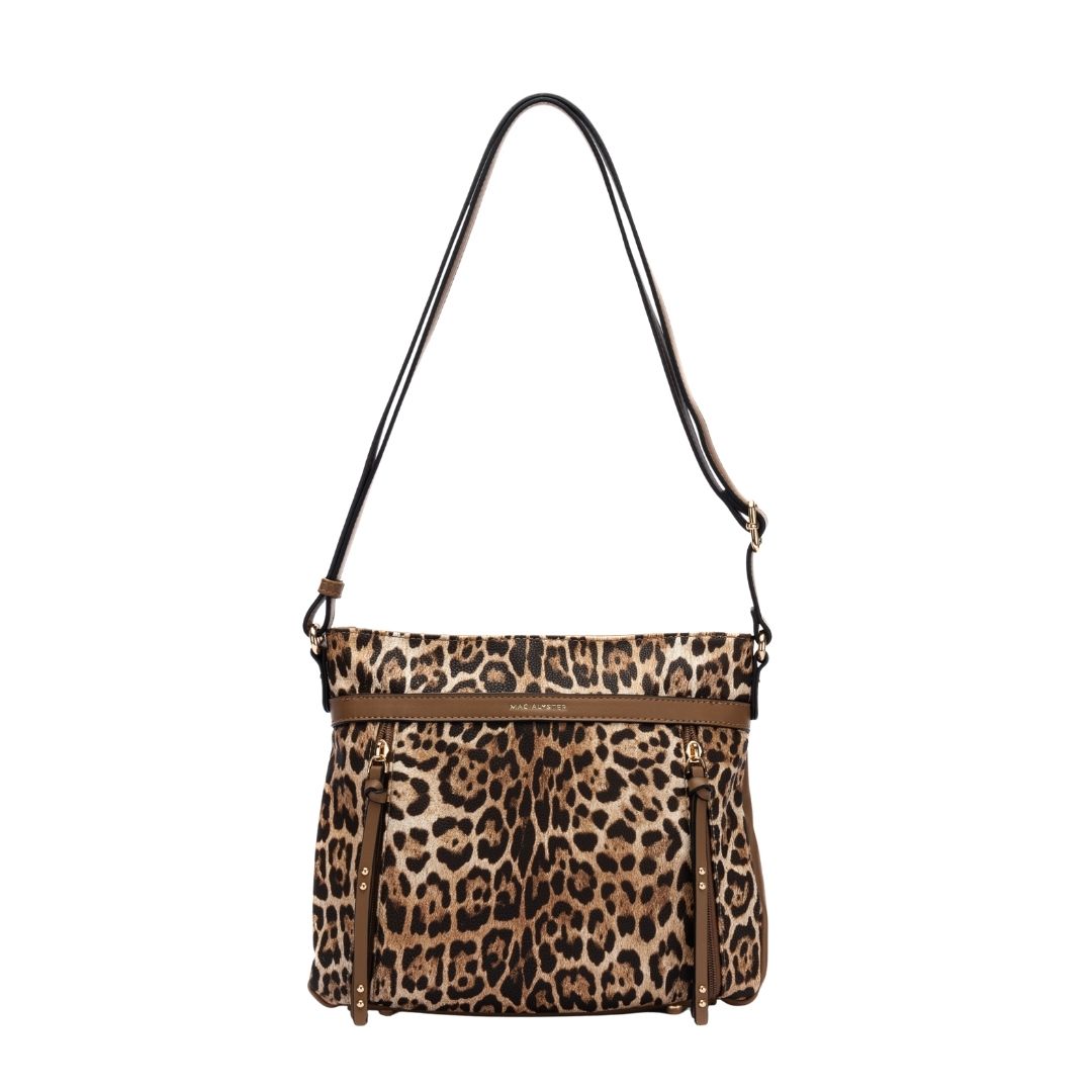Mac Alyster Léopard sac trotteur léopard noir