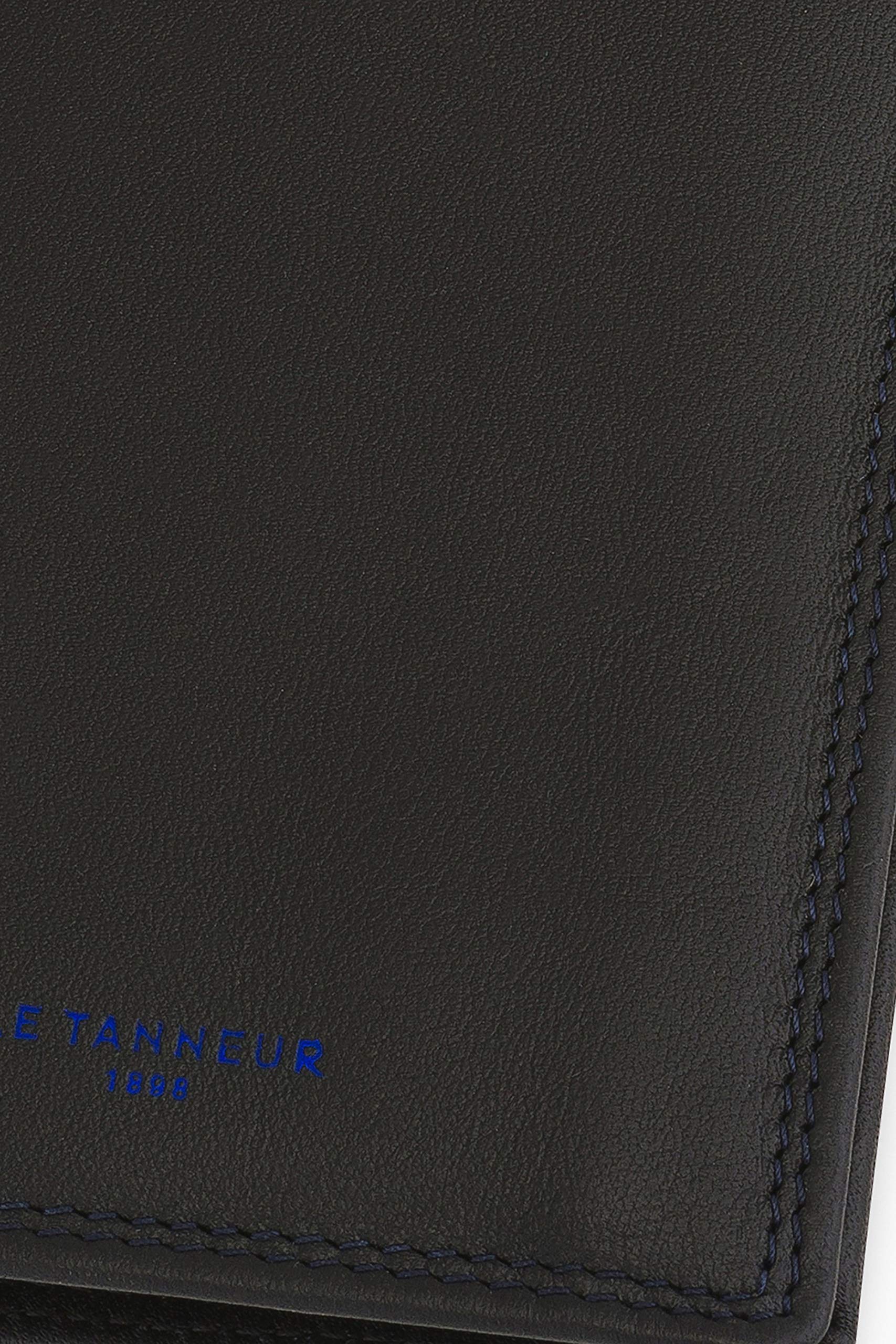 Le Tanneur Martin petit portefeuille vertical cuir 9 cm