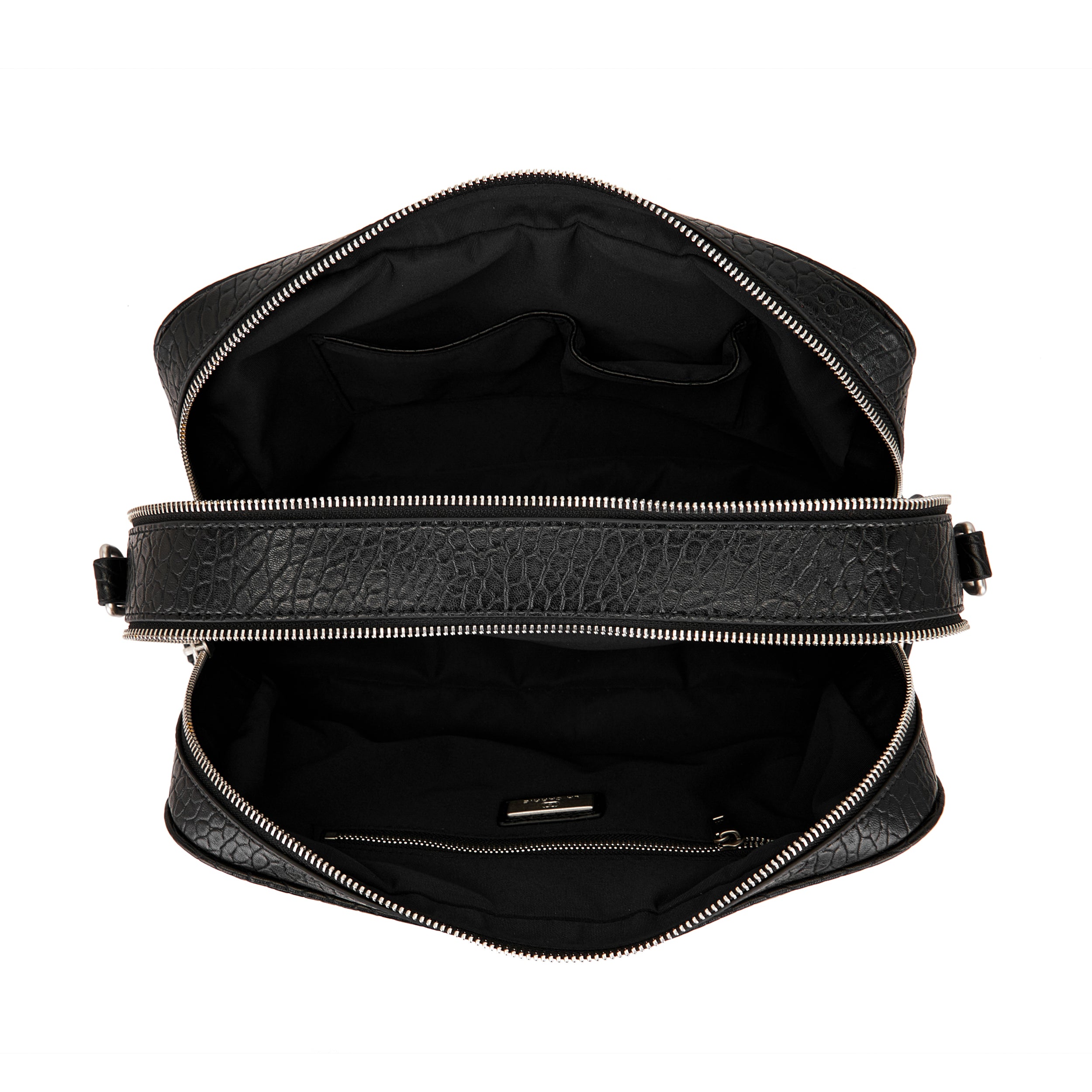 La Carrie Belty sac bandoulière noir 31 cm effet cuir