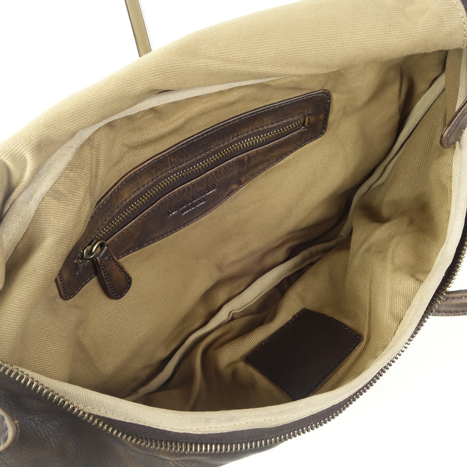 Collection Esprit Cuir BEN sac banane cuir marron vintage homme