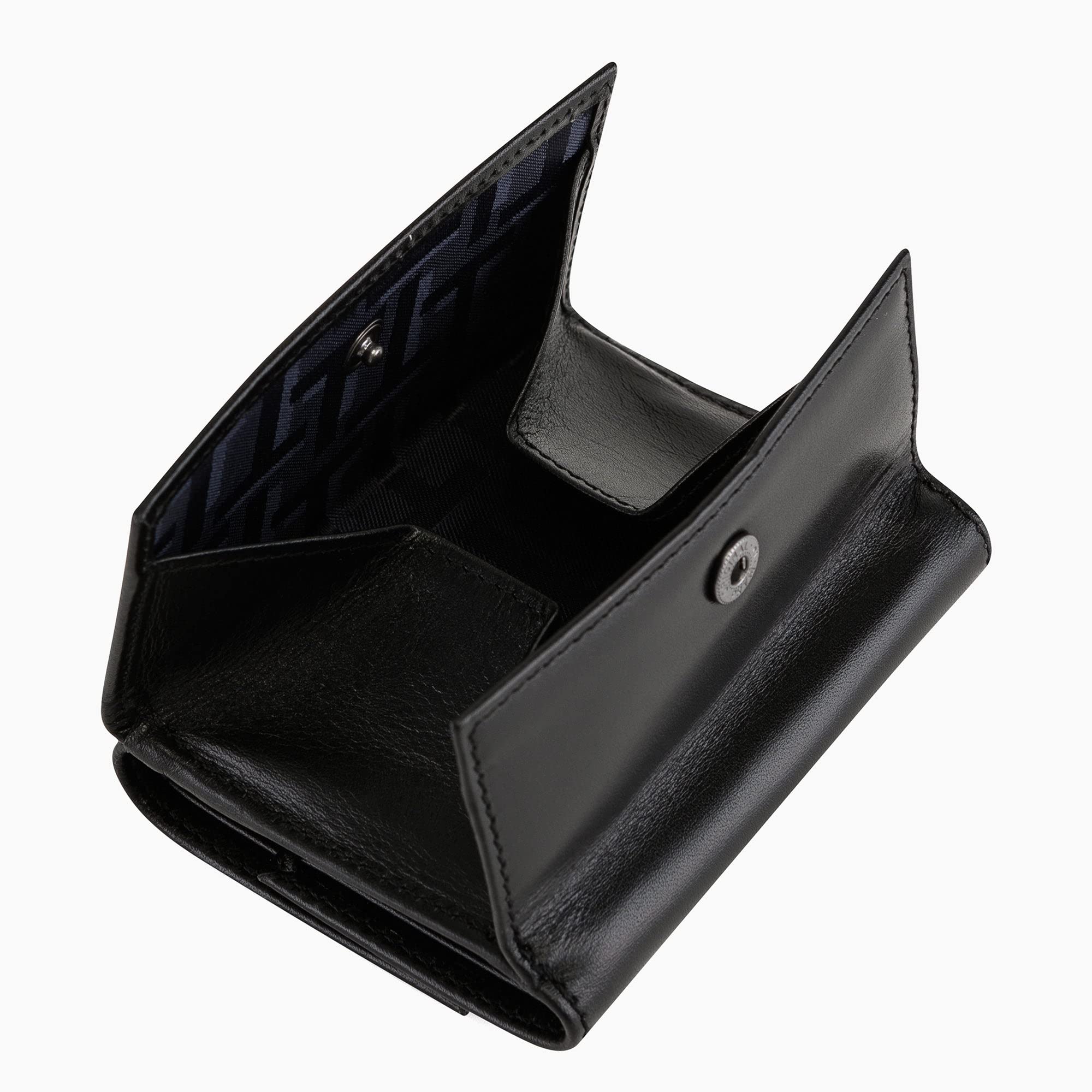 Le Tanneur Honoré porte-monnaie cuir bouton homme 9,5 cm