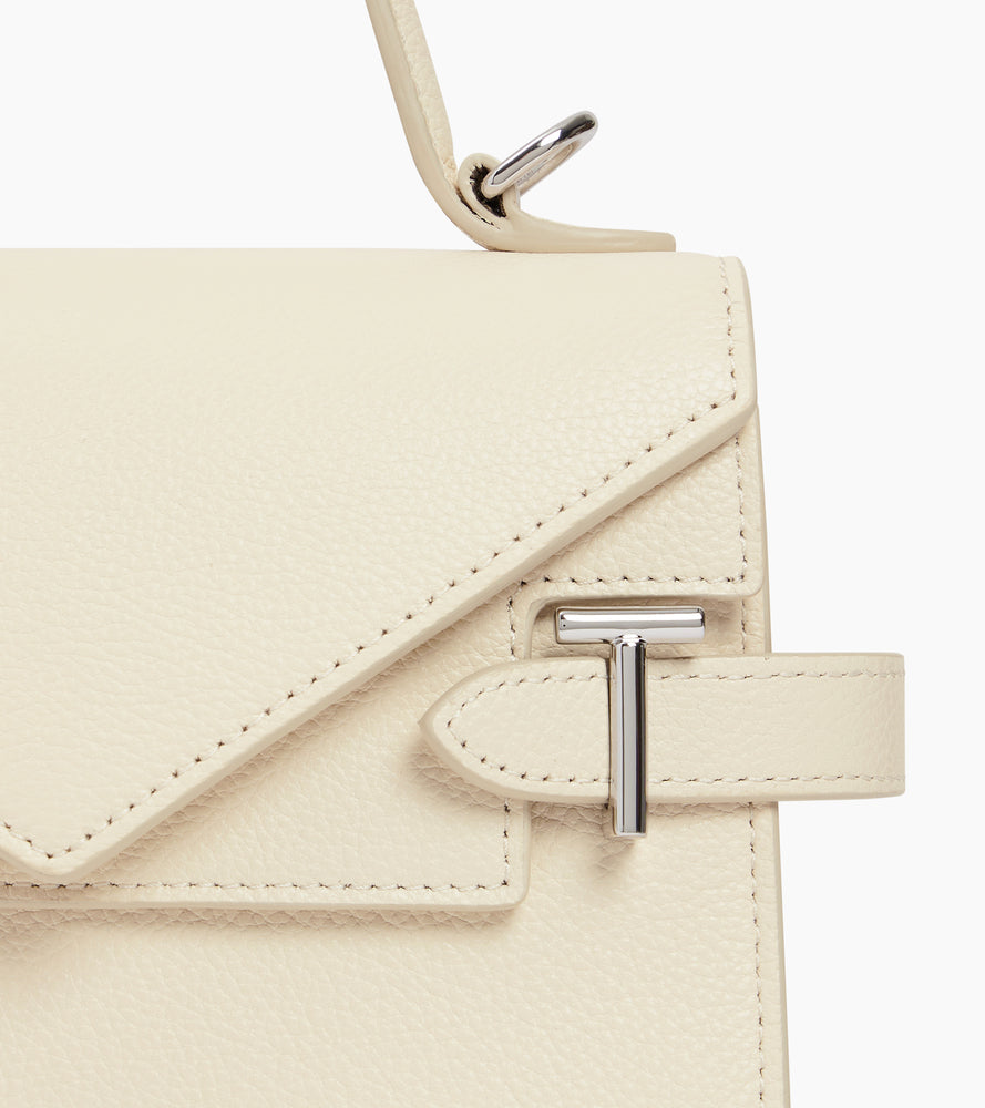 Le Tanneur Emilie petit sac à main cuir fleur de sel