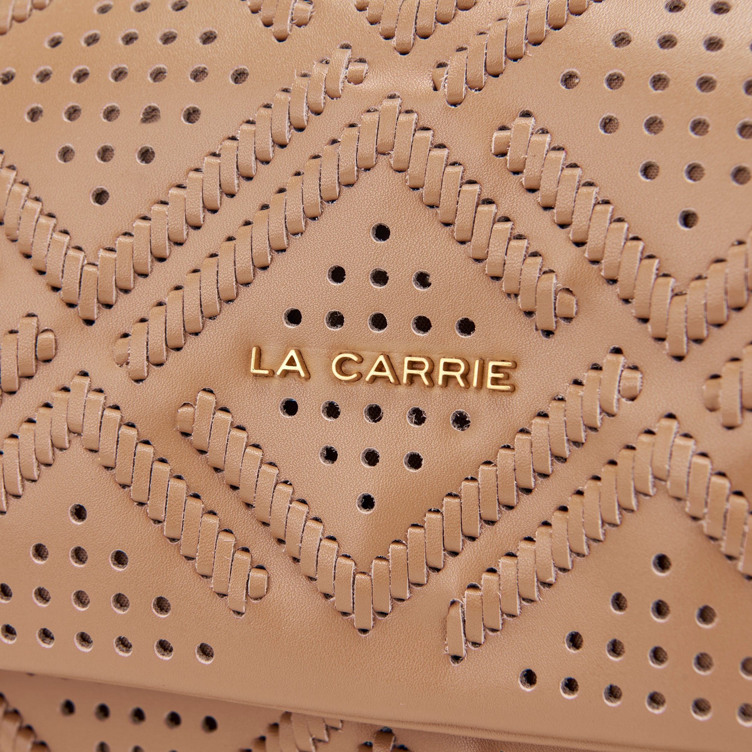 La Carrie Labyrinth sac bandoulière cotto 29 cm cuir