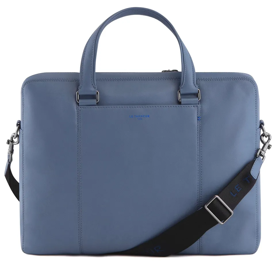 Le Tanneur Martin Porte-documents slim cuir 14" fin 5 cm