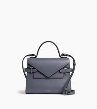 Le Tanneur Emilie petit sac cuir tressé double rabat bandoulière