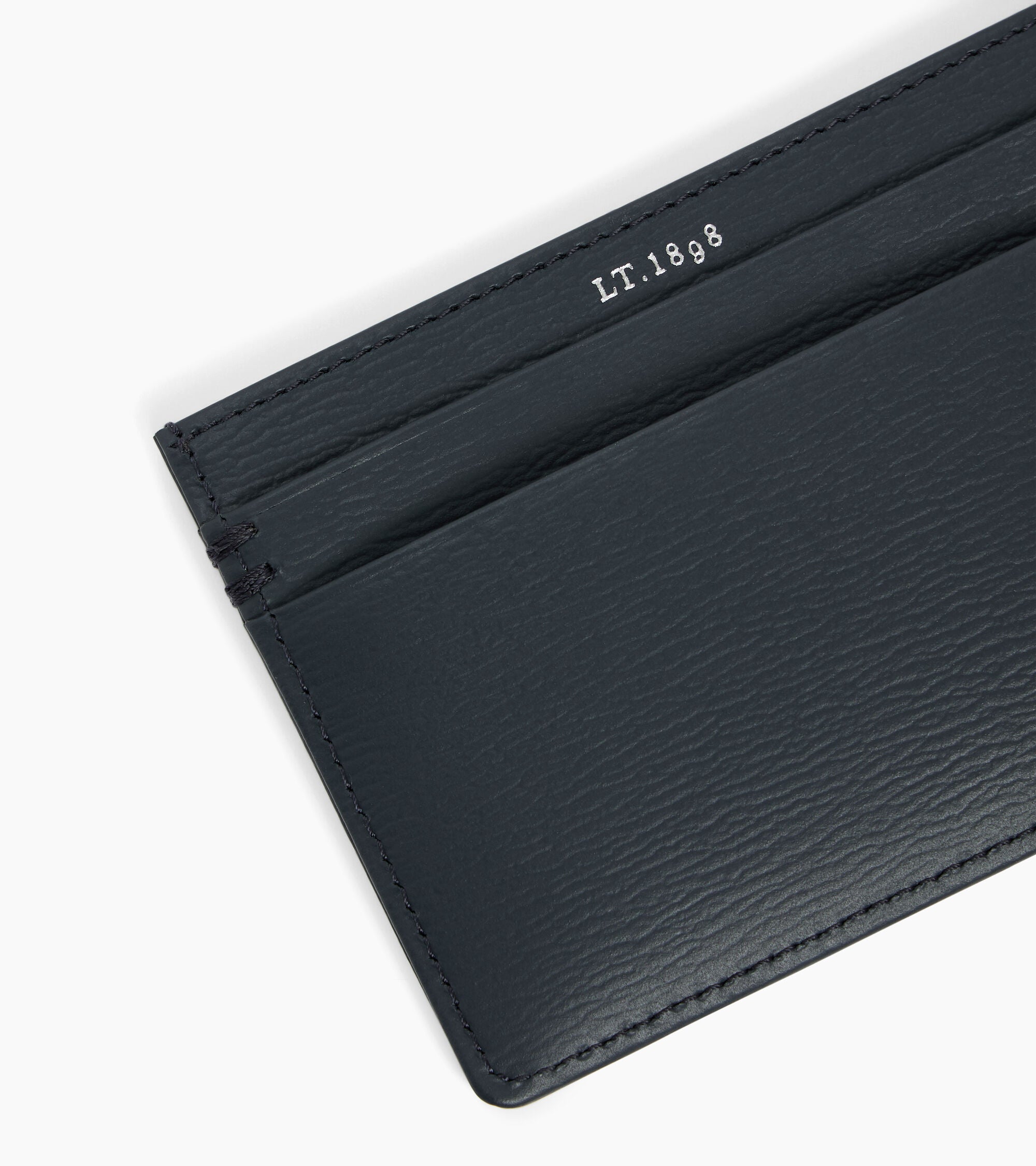 Le Tanneur Wallets Lucien porte-cartes cuir bleu Twilight