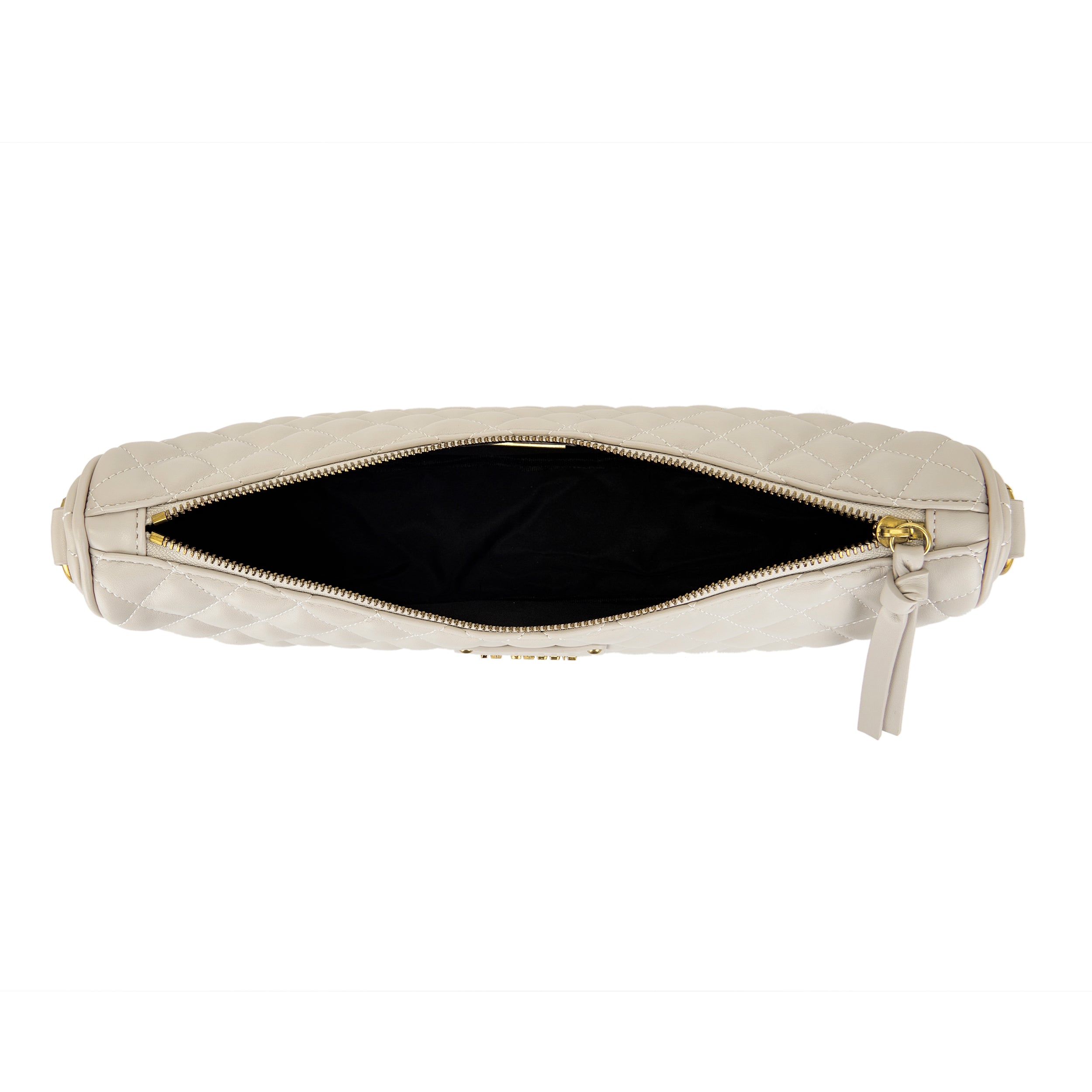 La Carrie Touchy sac bandoulière ivoire matelassé PU