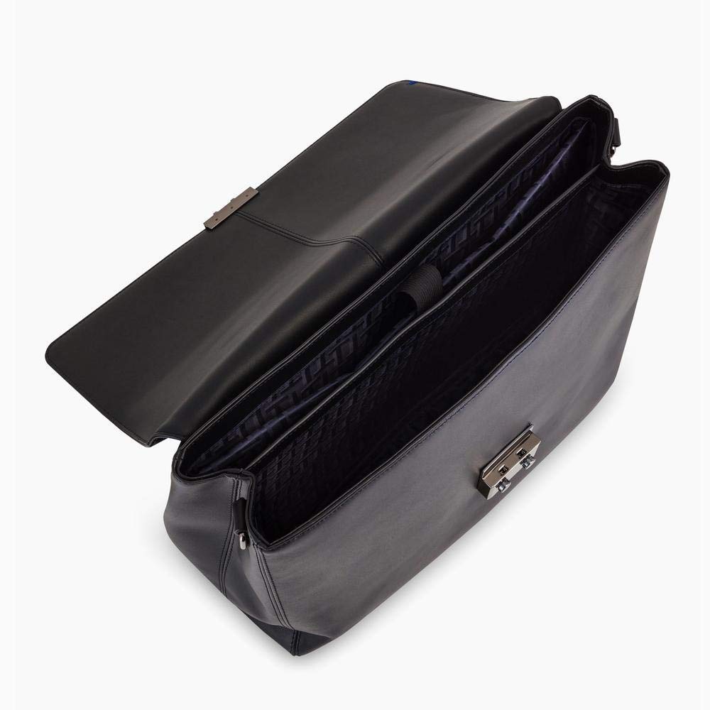 Le Tanneur Martin serviette cuir lisse 15" 38 cm
