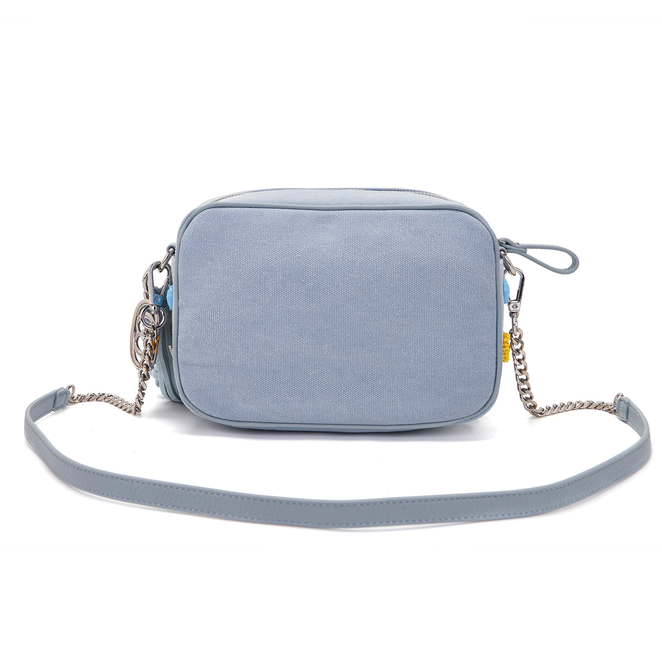 La Carrie Pins sac bandoulière ciel 23x10x16cm