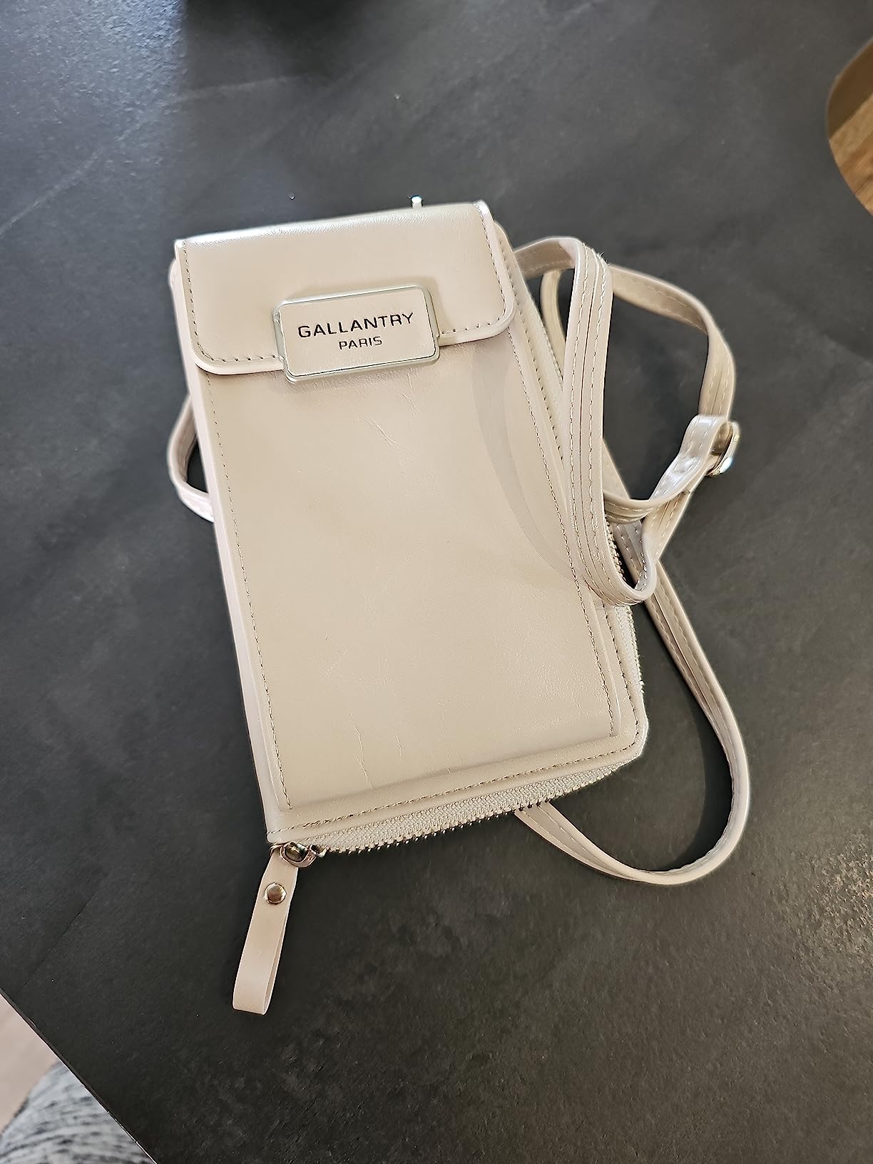 Gallantry Sacs Bandoulière Téléphone pochette smartphone Beige 11x18 cm