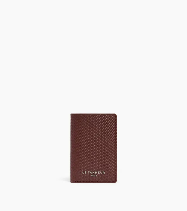 Le Tanneur Emile porte-cartes cuir T vertical RFID