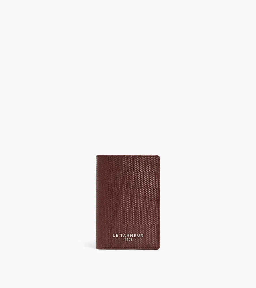 Le Tanneur Emile porte-cartes cuir T vertical RFID