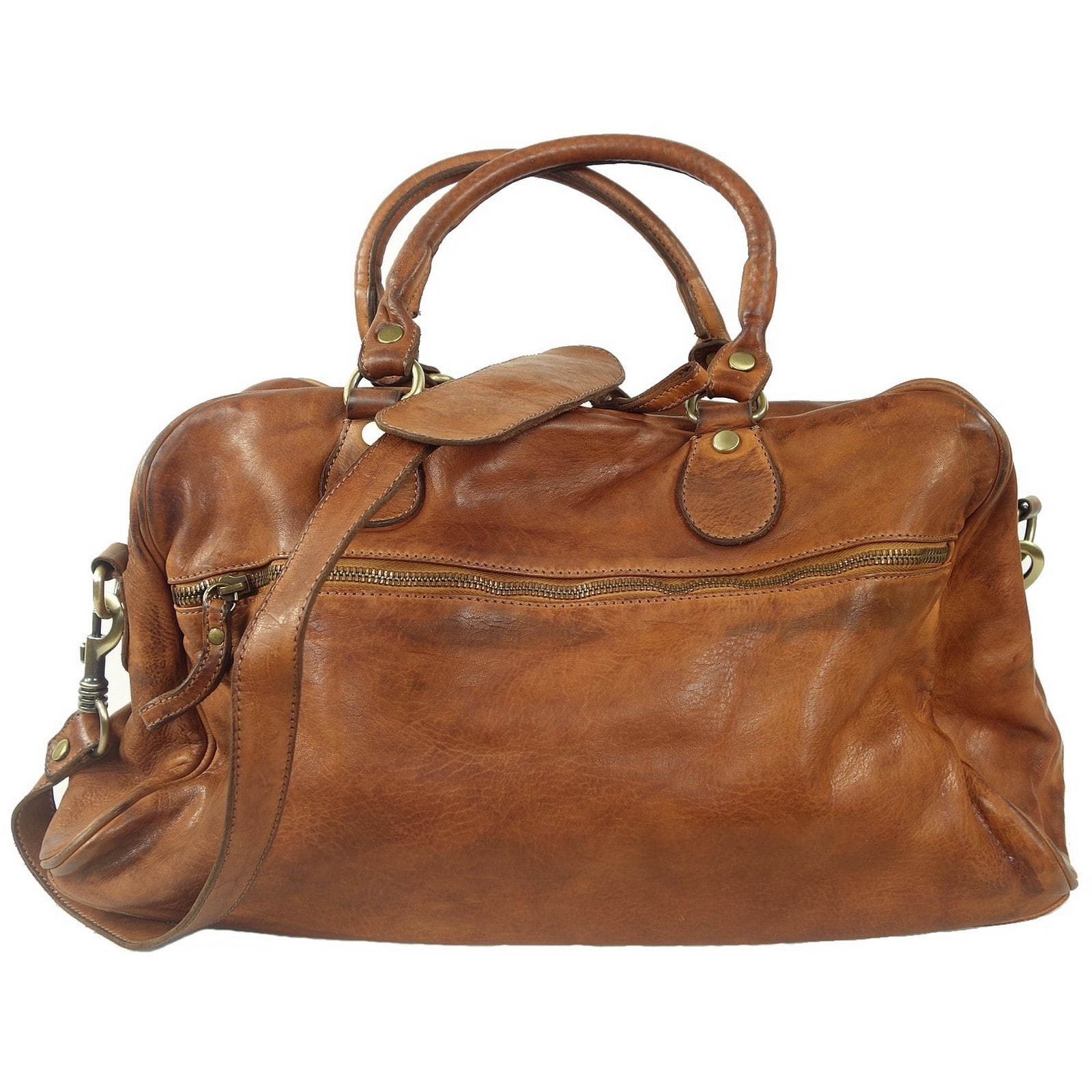 Collection Esprit Cuir Fabio sac 24h cuir naturel vintage