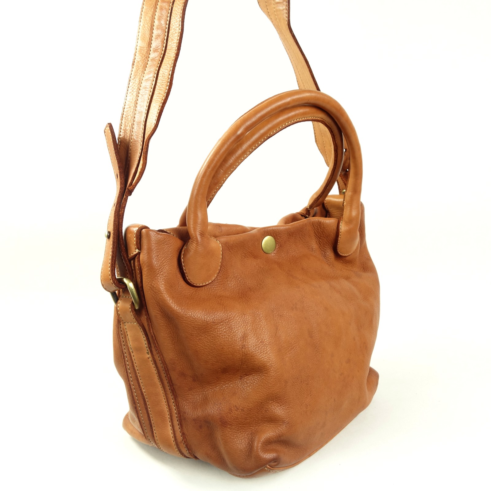 Collection Esprit Cuir Mina sac main camel cuir