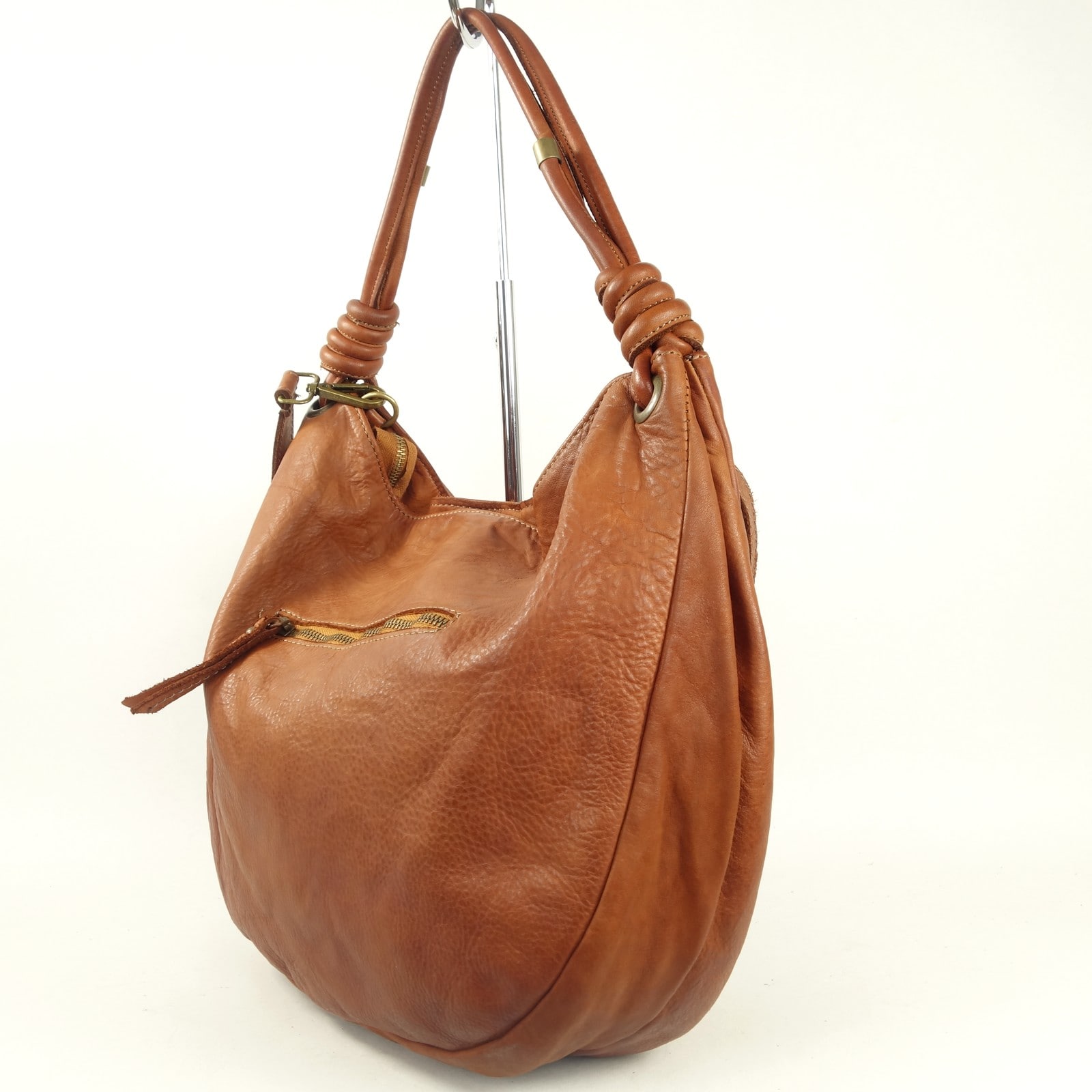 Collection Esprit Cuir Sac porté épaule Perla sac cuir marron