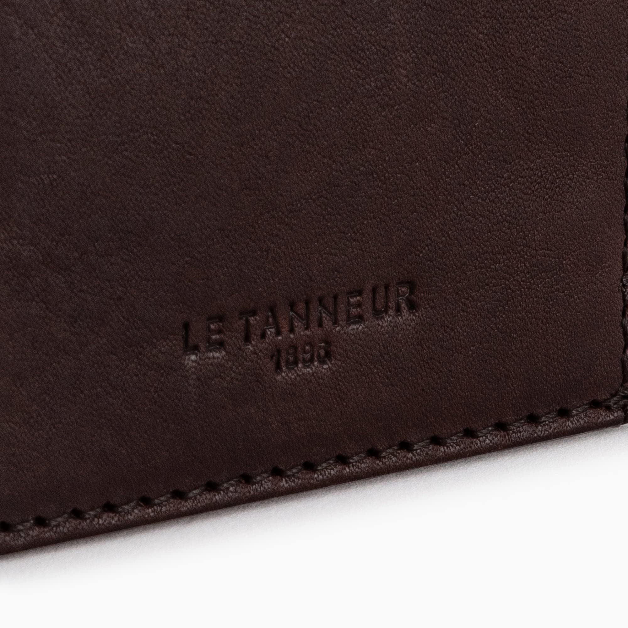 Le Tanneur Gary Porte-cartes vertical cuir huilé 7 cm