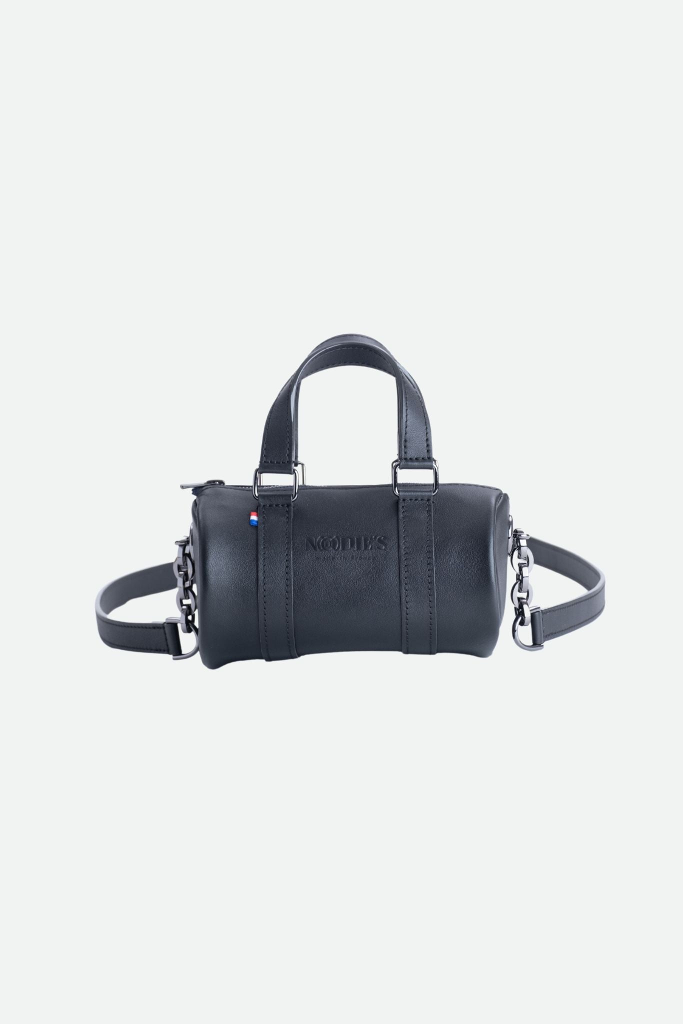 Nodie's Jim Nano noir lisse sac bowling cuir