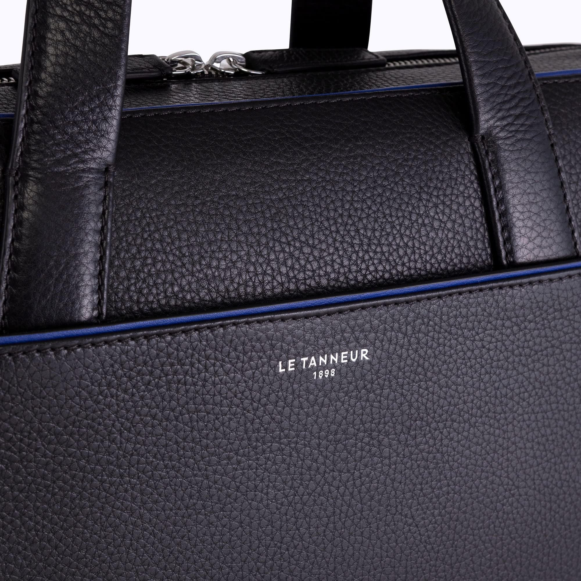 Le Tanneur Augustin porte-documents cuir 14 pouces homme