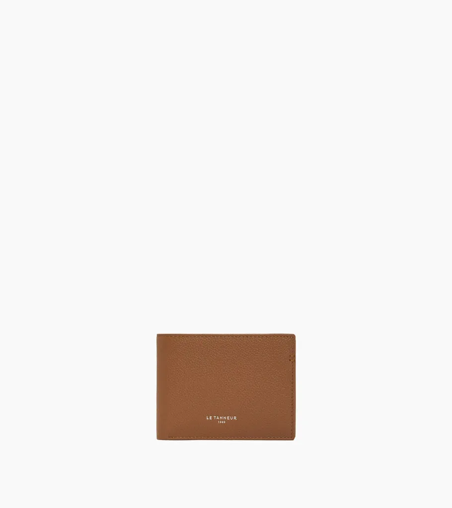 Le Tanneur Lucien Portefeuille Horizontal Cuir Grainé Zip