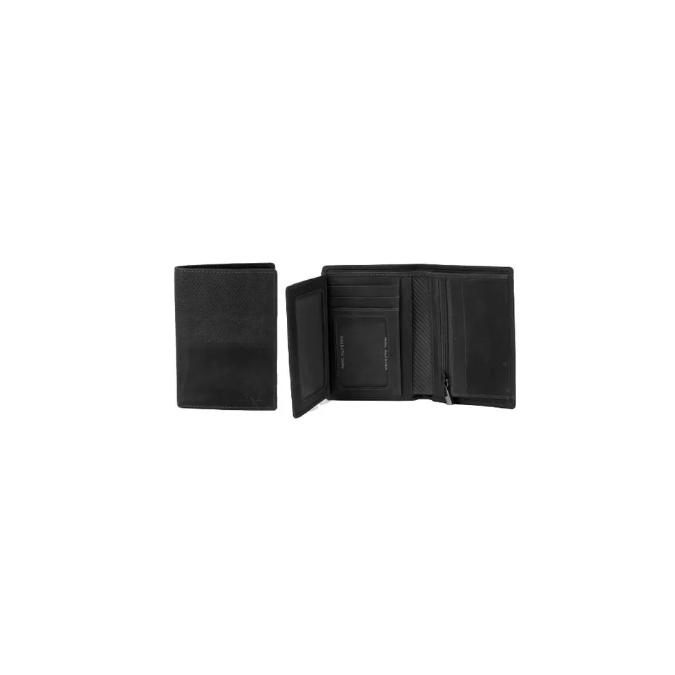 Mac Alyster Authentique portefeuille européen noir