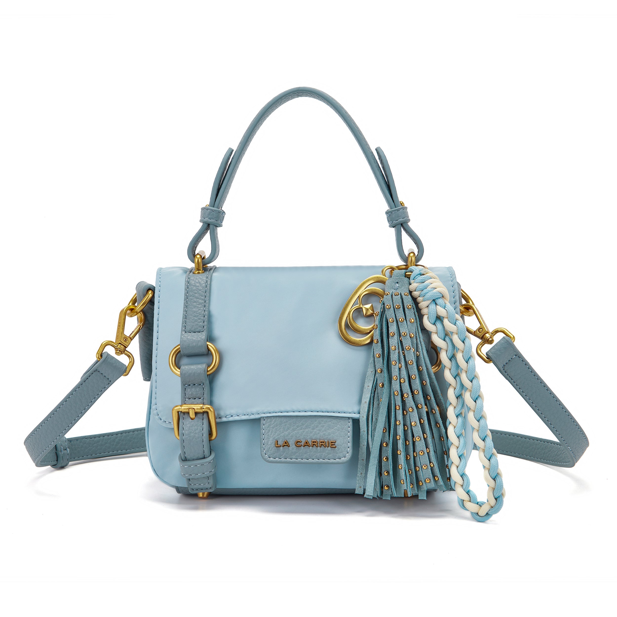 La Carrie Atena sac shopping ciel nylon 22x14 cm