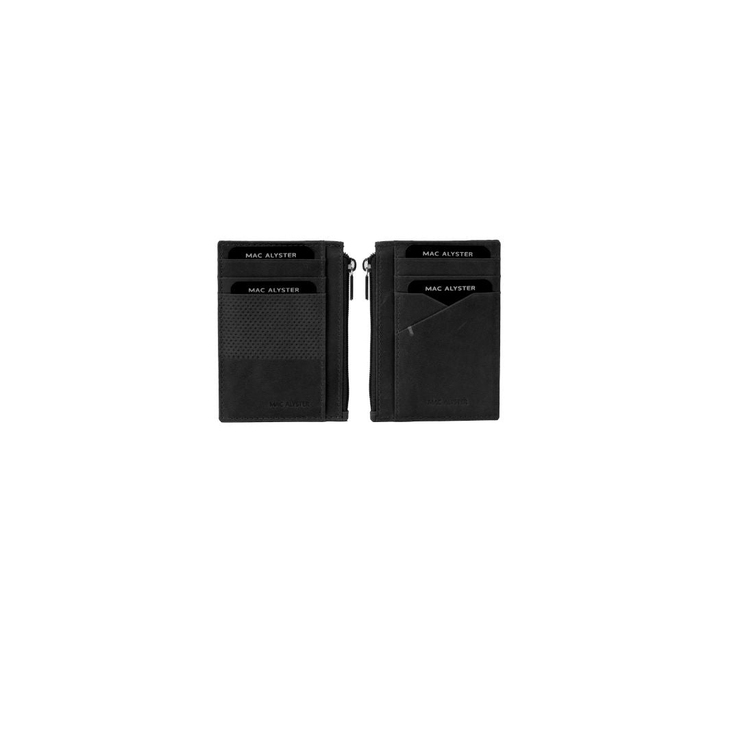 Mac Alyster Authentique porte-cartes 4CC noir extra-plat