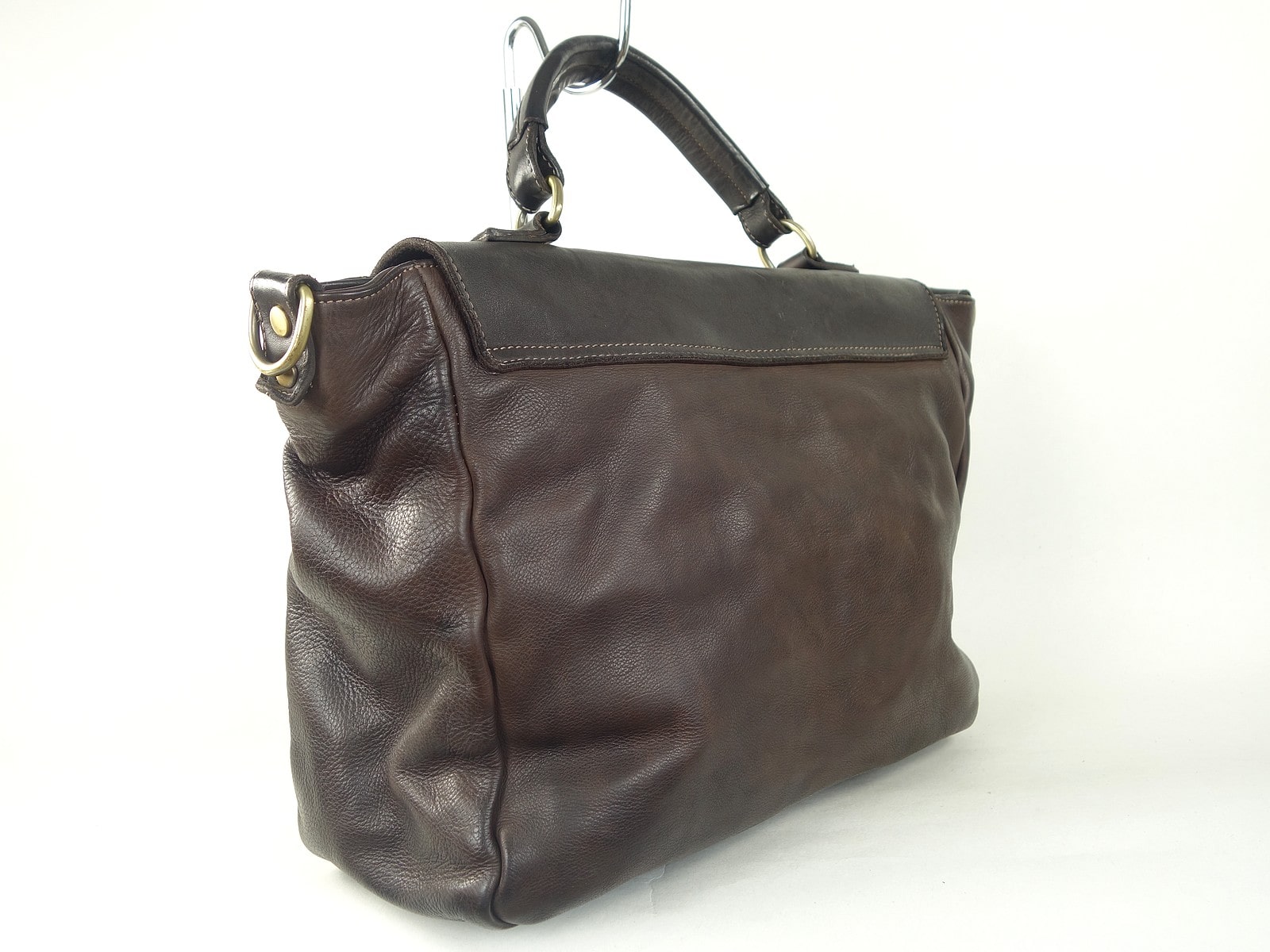 Collection Esprit Cuir Toni cartable cuir brun homme