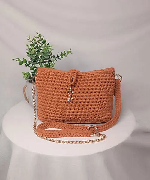 Takiri Lady TK1078 sac à main caramel coton recyclé