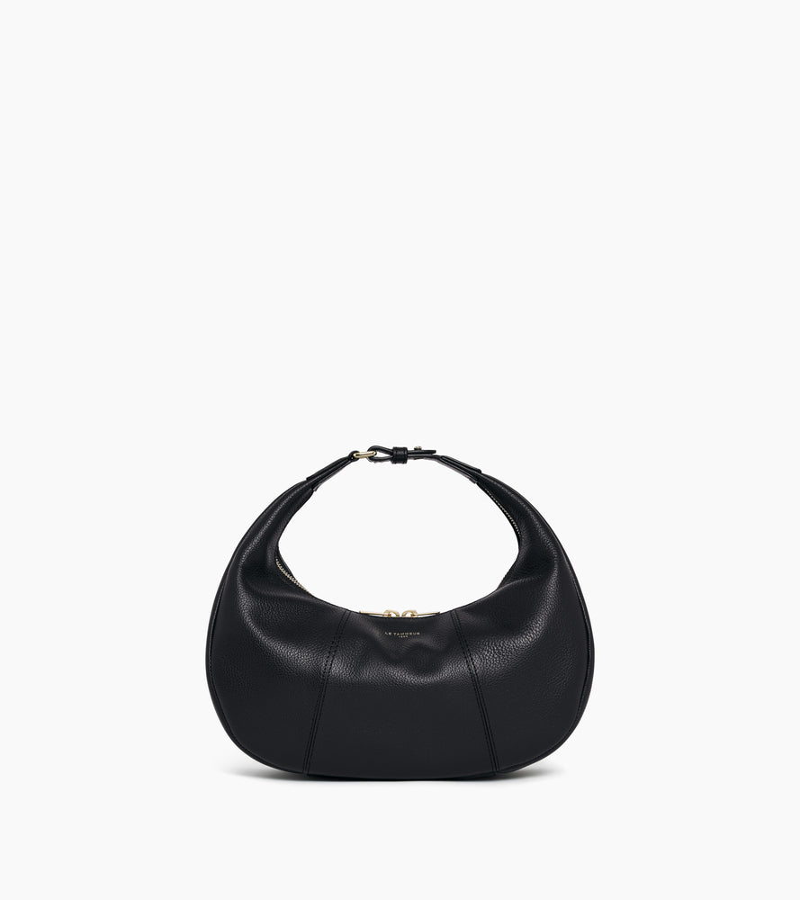 Le Tanneur Juliette petit sac hobo cuir Black
