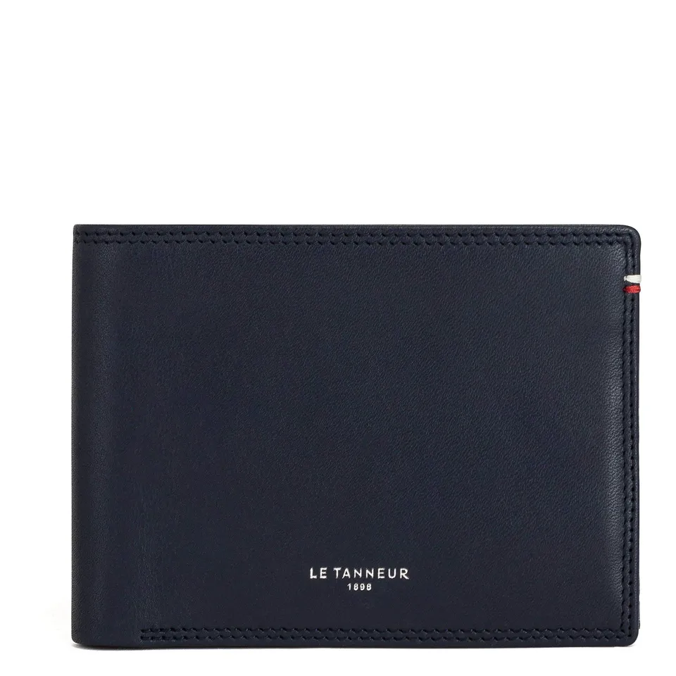 Le Tanneur Wallets Portefeuille zippé 2 volets cuir lisse coffret