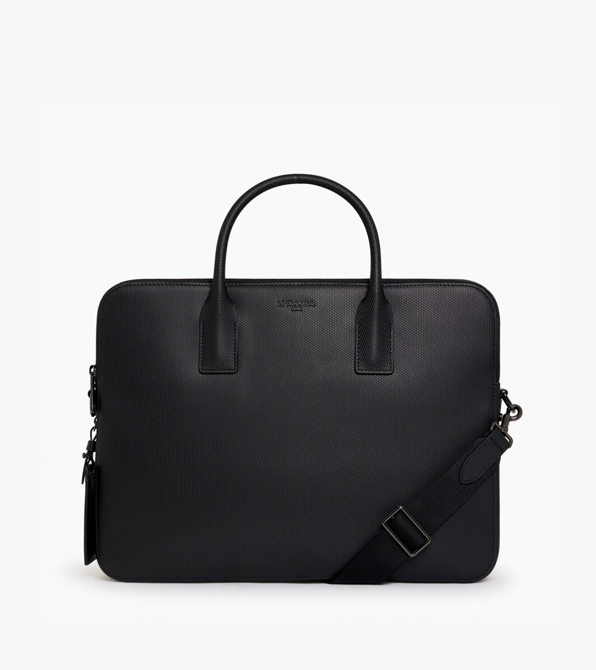 Le Tanneur Accessories Emile porte-documents cuir noir 15 pouces