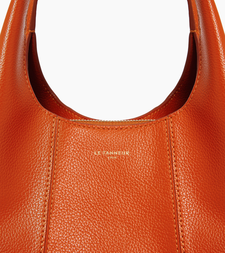 Le Tanneur Juliette petit sac à main cuir grainé bandoulière