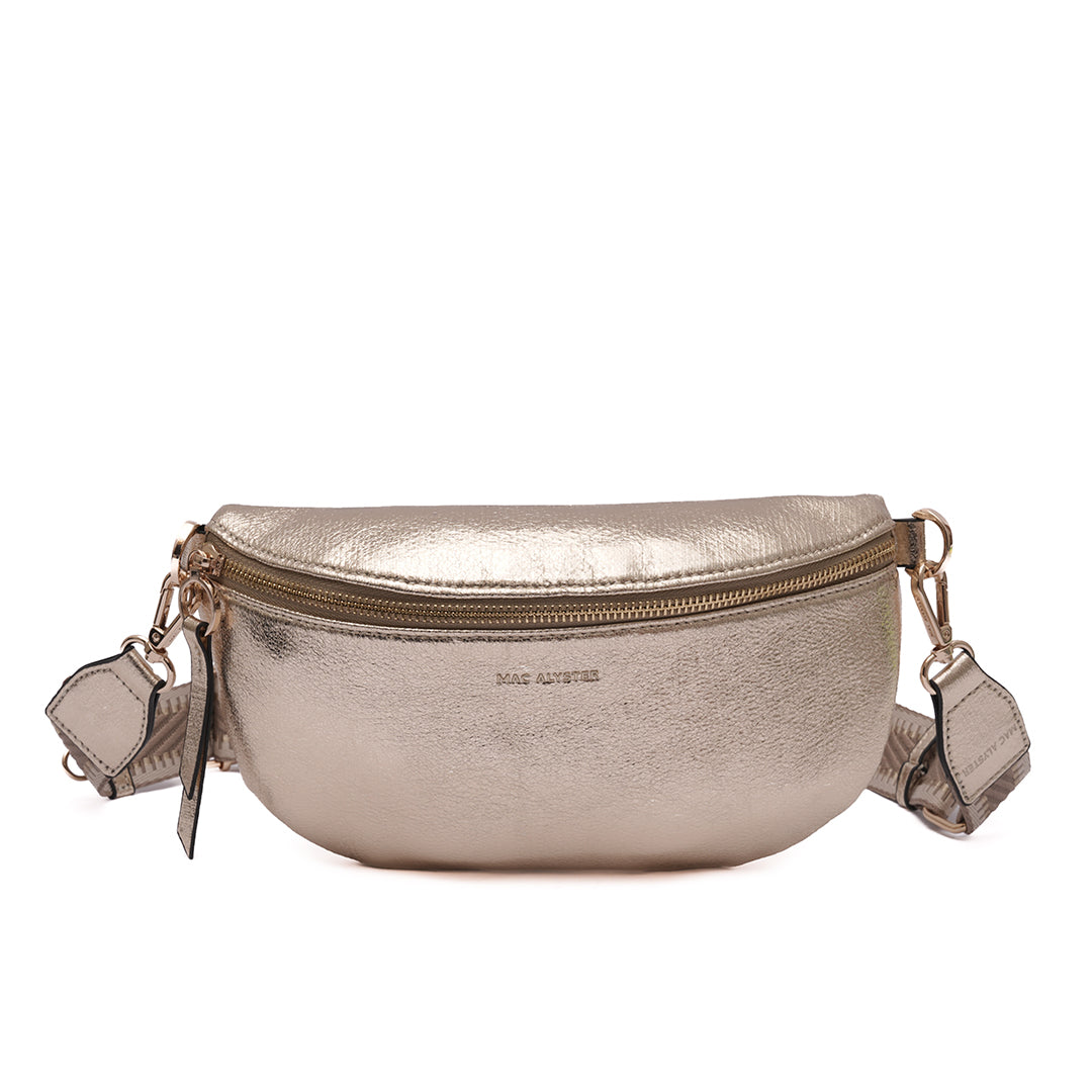 MAC ALYSTER BASIC sac banane noir 26 cm bandoulière